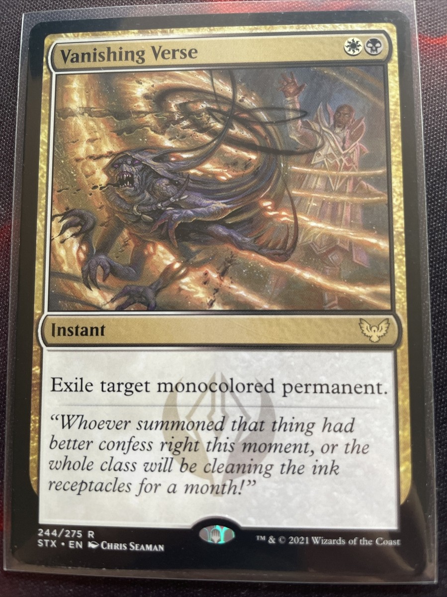 MTG Vanishing Verse Strixhaven: School of Mages 244/275 Regular Rare | eBay