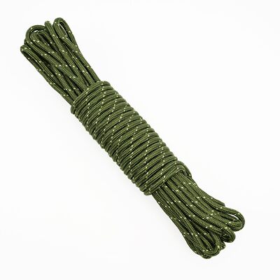 8mm Paracord Seil, Salbegrün Nylonseil, 20M Multifunktional Outdoor Seil, G2PLUS
