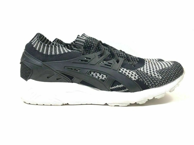 mens black asics trainers