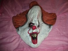 Pennywise Clown Mask Stephen King IT Halloween Cosplay Full Rubber Mask Costume