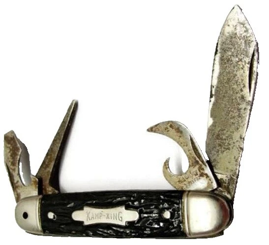 Black Vintage Aluminum Blade Knives