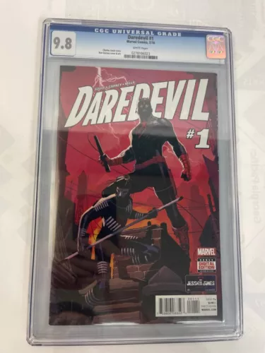 MARVEL COMICS DAREDEVIL #1 2/16 WHITE PAGES CGC 9.8 (yu) (PBR090193)