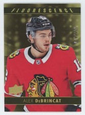 2017-18 Upper Deck Fluorescence 076/150 Alex DeBrincat Rookie Chicago Blackhawks