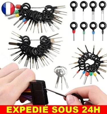 ✅ 41 Pcs Outil Broches Connecteur Sertir Voiture Câblage Électrique Kit Fil Auto