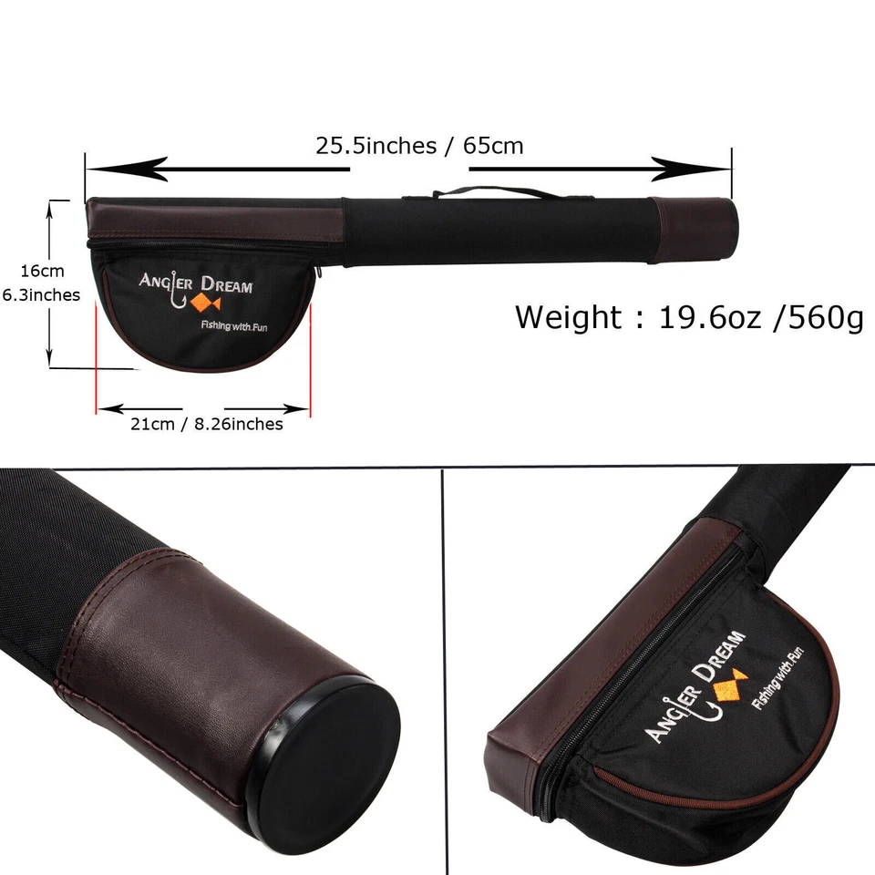 Combo de caña de pescar con mosca 8'4"/9' 3 5 8WT con carrete de pesca con mosca y línea con mosca Foto 2 de 4