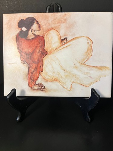 RC Gorman Ceramic Tile Art Print 8x6 Navajo Women Native American Vibrant Color - Picture 11 of 48