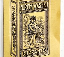 Purity Washed Currants 1894 Advertisement Victorian Dried Fruit Snack 2 ADBN1f