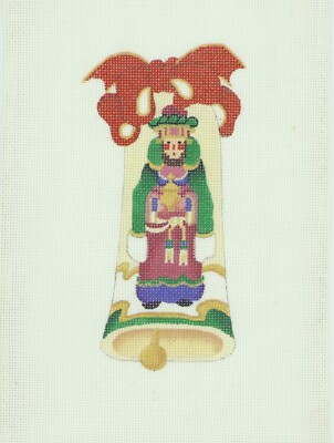 Needlepoint Canvas Christmas Bell Eastern King Myrrh 16 ct 