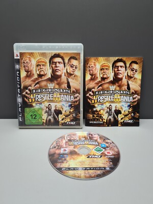 WWE LEGENDS OF WRESTLE MANIA + ANLEITUNG SONY PLAYSTATION 3 PAL KOMPLETT OVP PS3