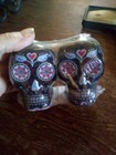 Nip Set Of Skull Salt And Pepper Shakers  Midwood Brand — photo 9