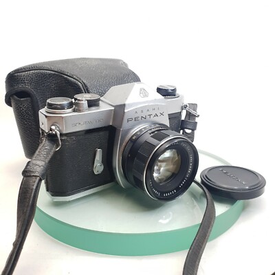 ペンタックス SP Ⅱ SPOTMATIC／SMC TAKUMAR 55mm Asahi Pentax Spotmatic SP with SMC Takumar 2/55mm M42+CASE+Just