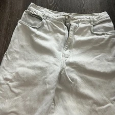 Gitano Relaxed Mom Jeans White Size 16 Vintage 80s 90s