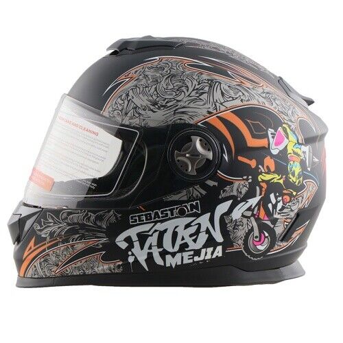 Integralhelm Mejia Kinder Cross Helm Motorradhelm Kinderhelm Quadhelm - Afbeelding 1 van 6