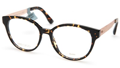 NEW JIMMY CHOO 159 UY8 Tortoise EYEGLASSES GLASSES FRAME 51