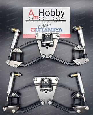 Tamiya 1/14 semirimorchio 56306, sospensione a pendolo posteriore, rinforzato con carbonio