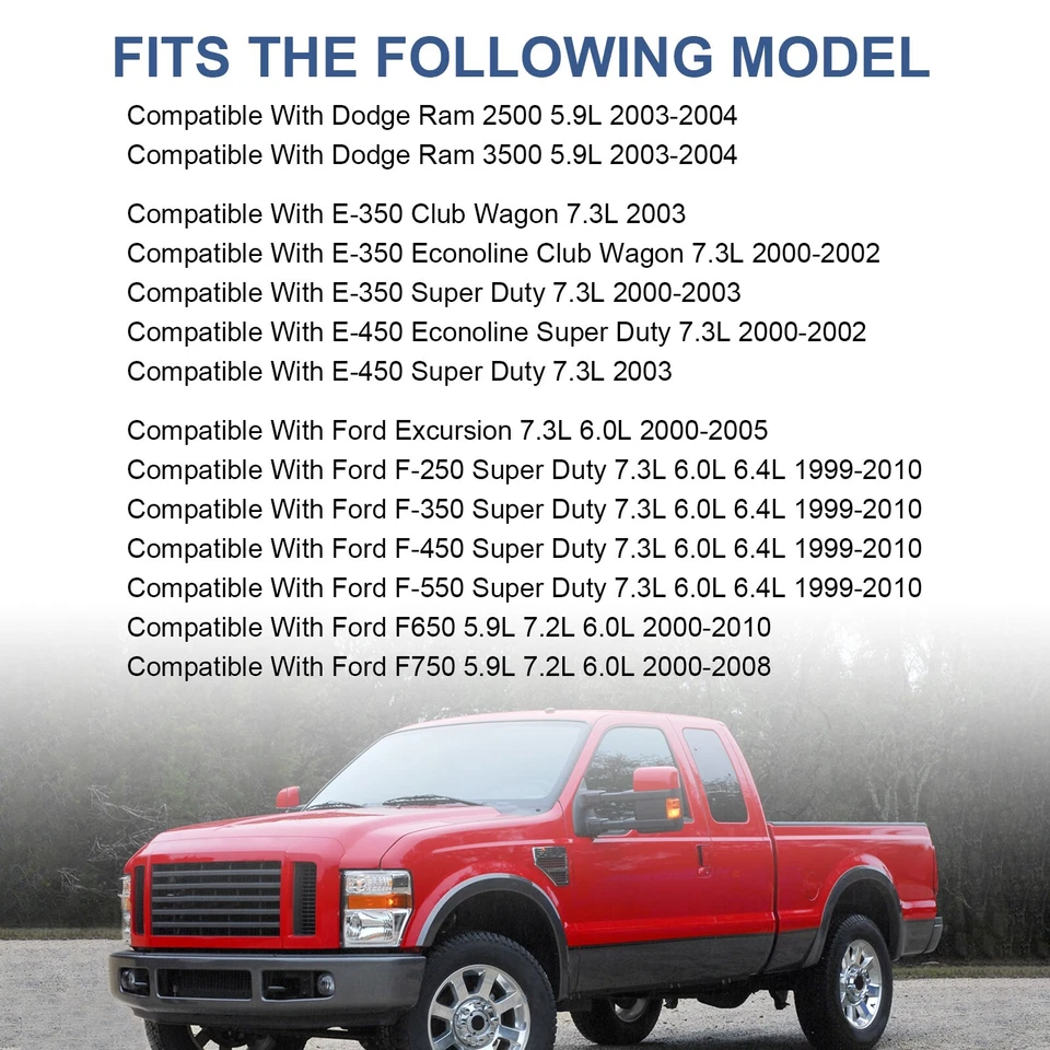 Electric Engine Vacuum Pump Fit 1999-2007 Ford F-250 Super Duty 2004-2007 E-350 — 第 4/4 张图片