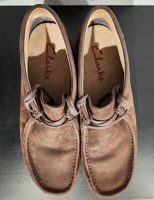 Clarks Stinson Hi, Leather, Oily Brown, Mens US Size 9. 5m  display picture 3