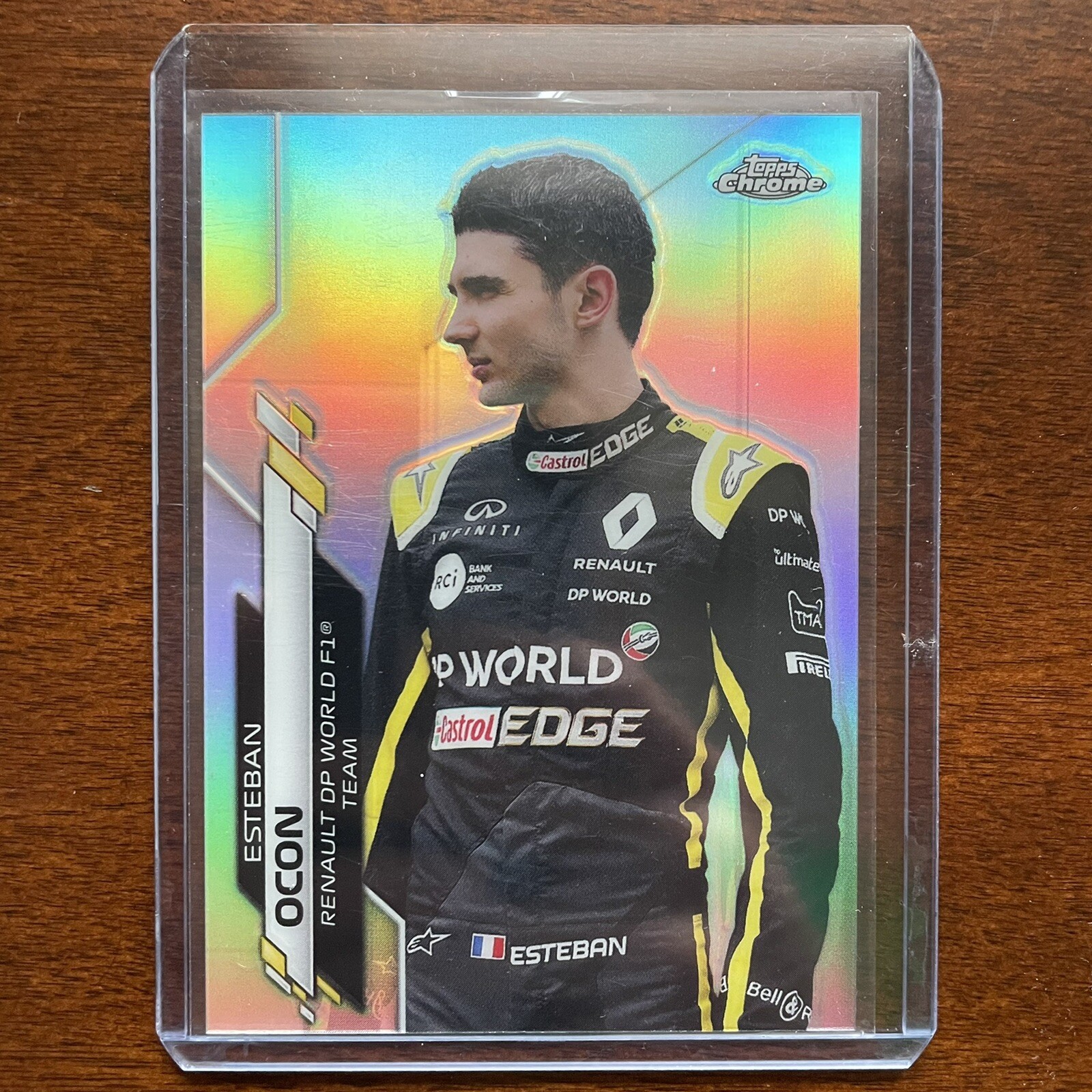 2020 Topps Chrome F1 Esteban Ocon Refractor #183