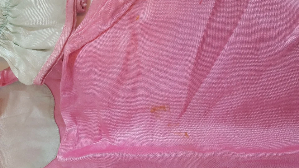 Antiguo/Vintage Traje Oriental Infantil Rosa Seda Dragón Bordado 2 Piezas Muñecas Foto 3 de 4