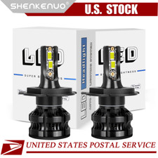 2X 9003 White LED Headlight For Ford Escape 2001-2004 Ford Focus 2000-2004 6000K