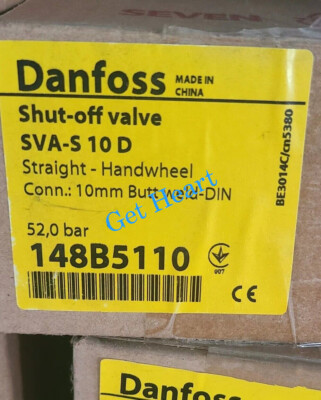 1PC Danfoss SVA-S 10D 148B5110 Shut-off valve Straight-Handwheel  FedEx or DHL