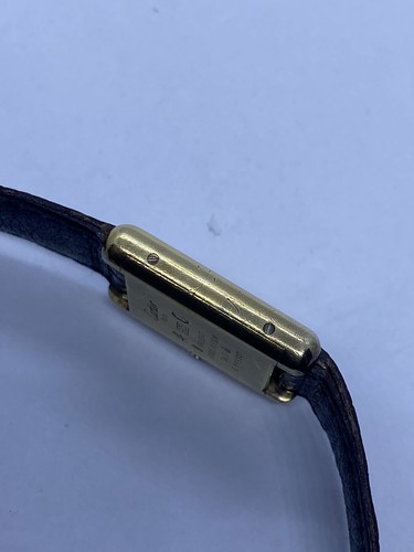 Vintage Must De Cartier Tank 20mm Manual Wind Silver 925 Plaquet Or Ladies Watch - Picture 13 of 24