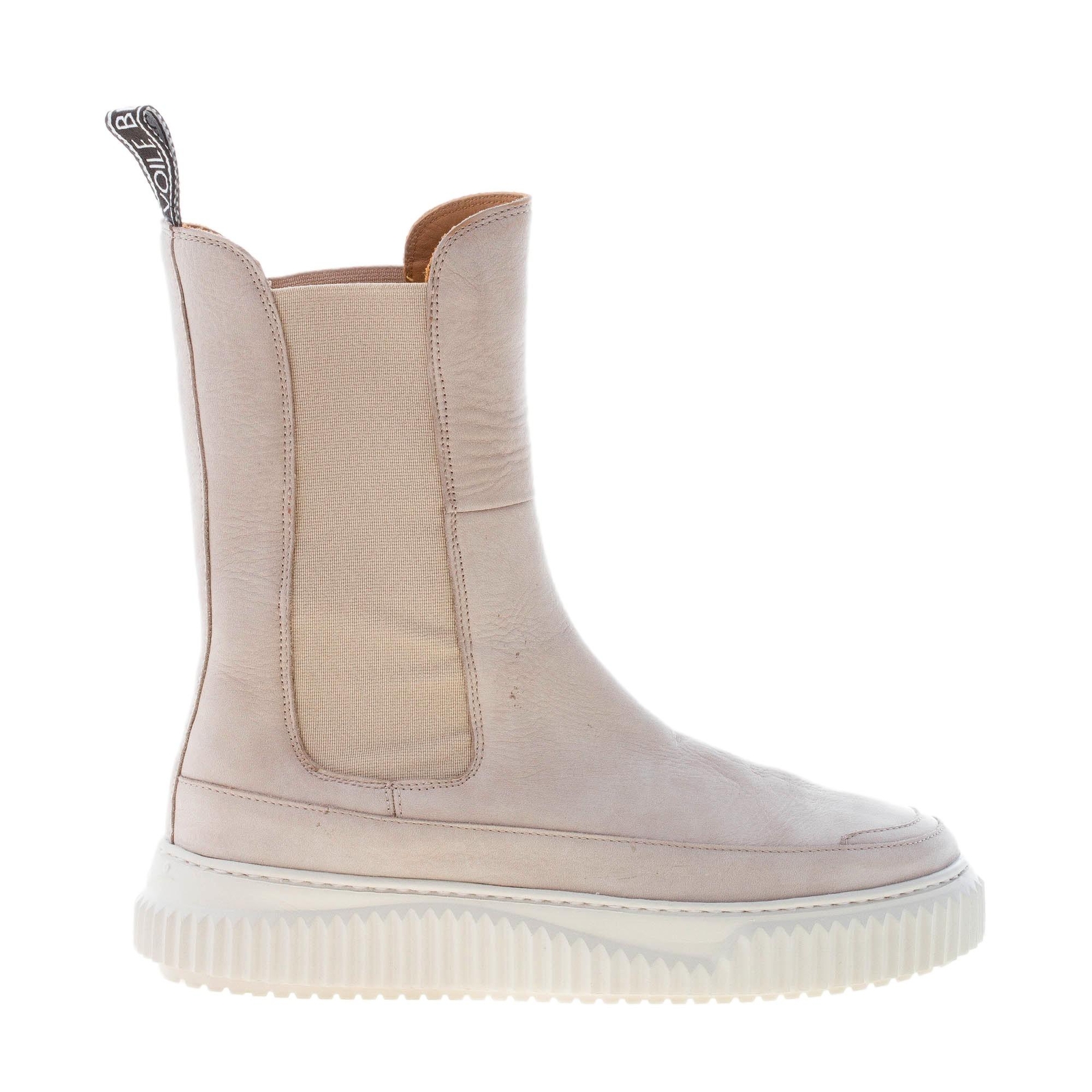 ВУАЛЬ-БЛАНШ damen schuhe из бежевого нубука в стиле Челси в стиле Леннона 36490₽