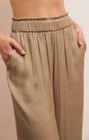 Z Supply   ESTATE LUXE SHEEN WIDE LEG PANT- RATTAN - ZP233824 ( L ) — photo 2