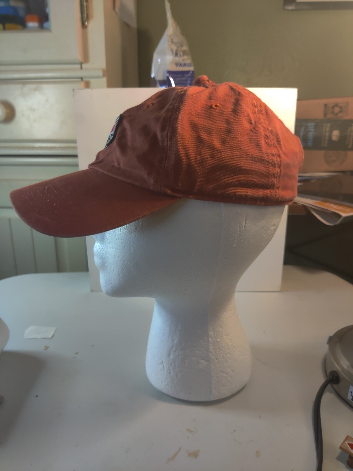 Adjustable Red Checkered Vans Hat - image 2