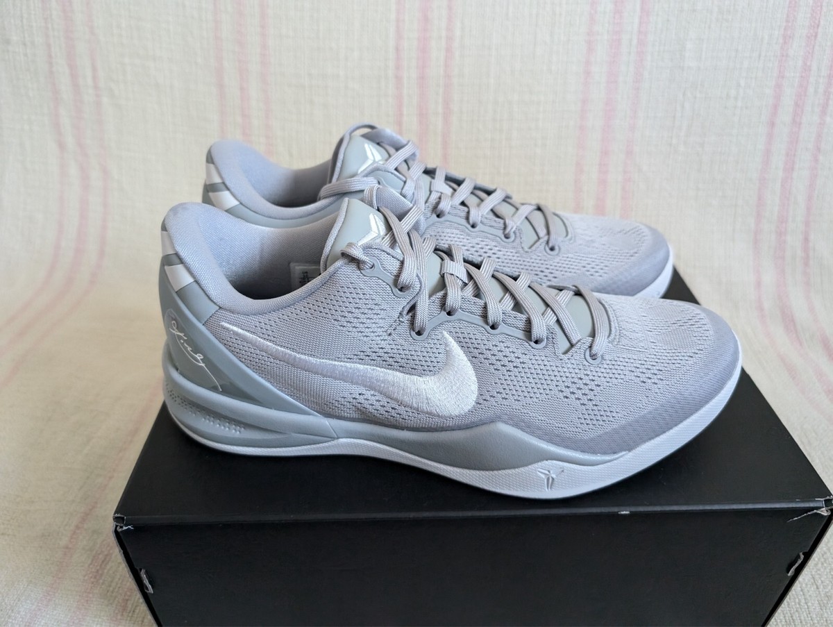 Nike Kobe 8 Protro Wolf Grey White Team Bank HF9550 002 Men's Shoe