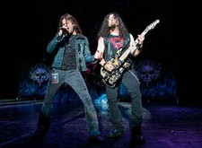 Todd La Torre and Michael Wilton of Queensryche at DTE Energy Mu- 2014 Photo
