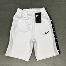 Nike NSW Big Kids Boys PK Swoosh Tape Shorts CW3869-085 Blue Size Medium NEW