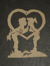 Fensterbild Holz Handarbeit