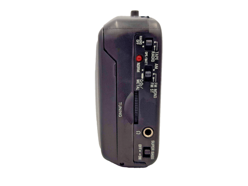 Aiwa HS-TS200 AM/FM Stereo Radio Cassette Player Walkman tragbarer Lautsprecher schwarz - Bild 12 von 24