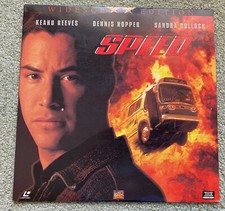 SPEED Laserdisc LD Laser Disc Keanu Reeves Dennis Hopper Sandra Bullock THX