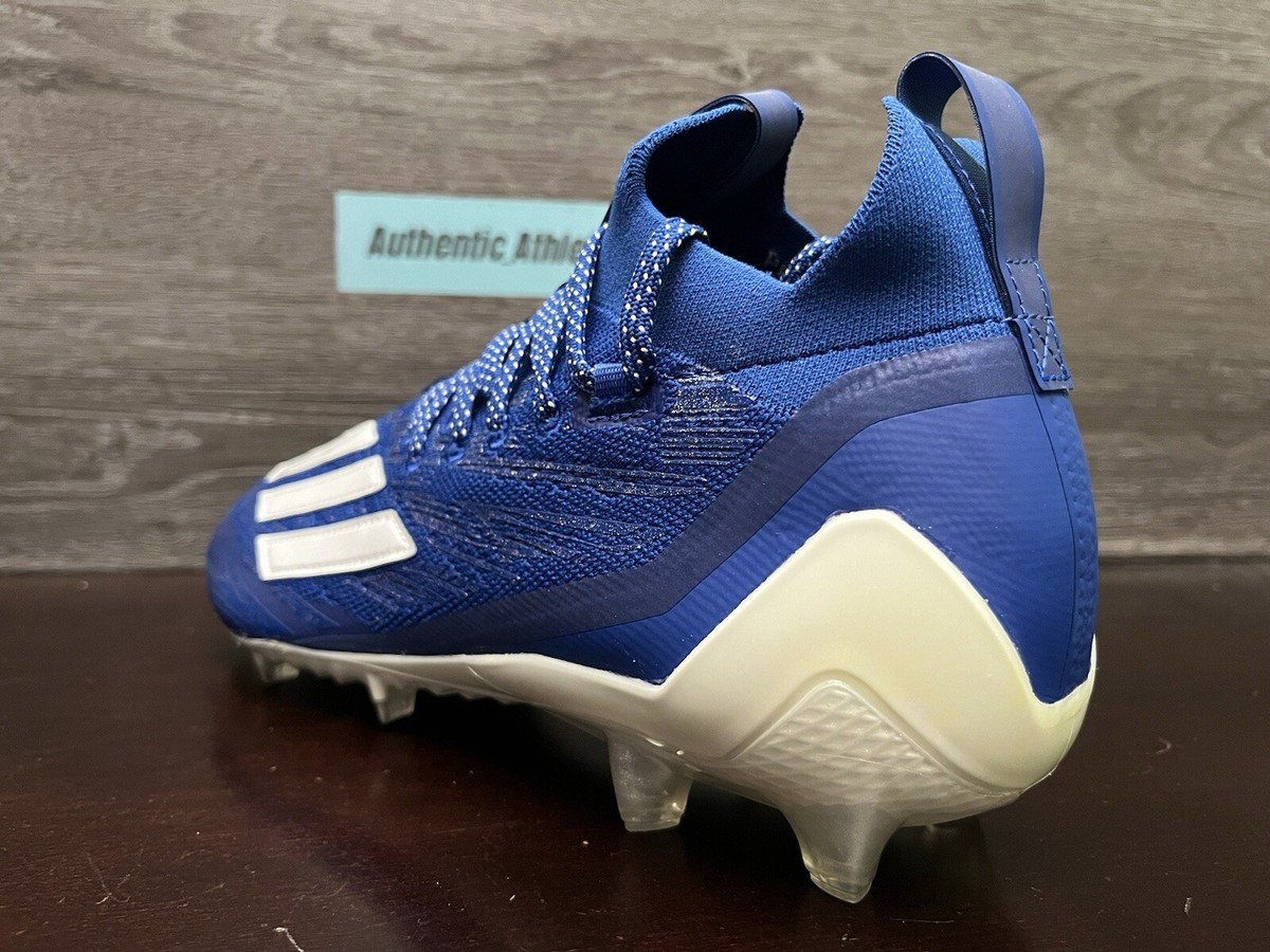 Adidas Adizero Primeknit Blue White Football Cleats Men display picture 3
