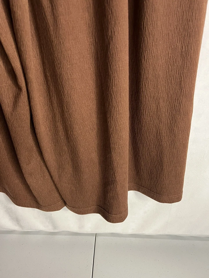 Pantalones Matilda Jane para mujer grandes marrón pierna ancha gris pantalones elásticos Foto 4 de 4