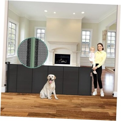 Reinforced 120 Inch Extra 35'' Tall x 120'' Wide（ With Reinforced Bar ） Black
