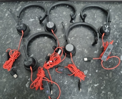 Poly Plantronics Blackwire 3310 USB-A Wired Dual-Ear Stereo Headset