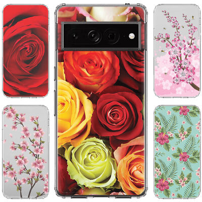 For Google Pixel 9a 8a 7a 6a 7 8 9 Pro Printed Phone Case+Glass Bundle-FLR