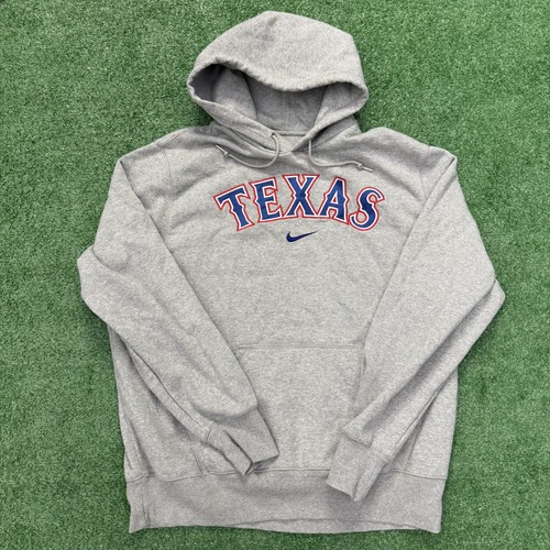 Texas Rangers Hoodie Herren XXL MLB Baseball Sweatshirt Nike Center Swoosh