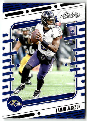 2024 Panini Absolute NFL Football No. 9 Lamar Jackson