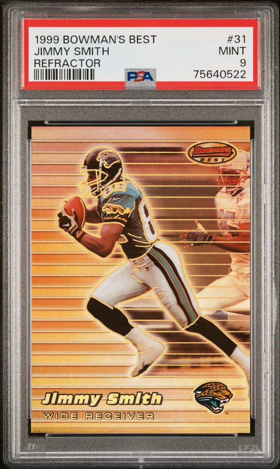 1999 Bowman'S Best #31 Jimmy Smith Refractor PSA 9