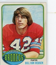 1976 Topps #37 Bill Van Heusen Very Good