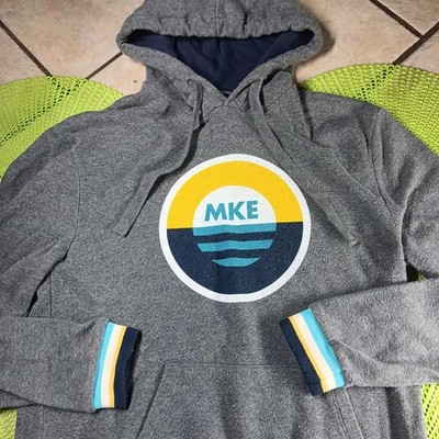 Milwaukee People's Flag Hoodie Pullover Med? Sweatshirt Y2K Varsity Wisconsin