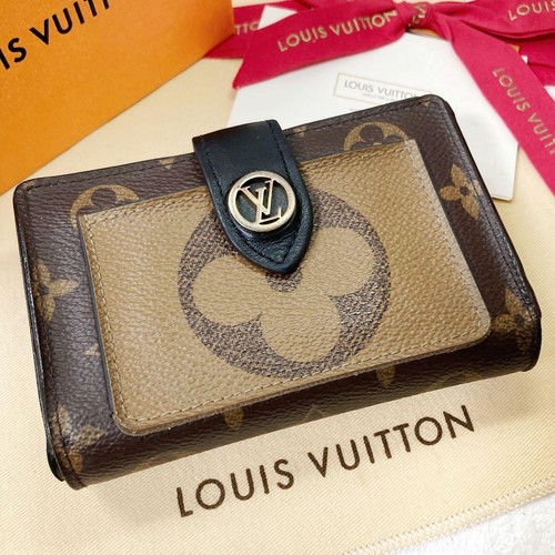 Louis Vuitton Monogram Reverse Portefeuille Juliette Wallet Used