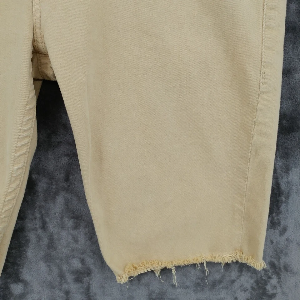 Pantalones Cortos de Jean True Religion Ricky Corte Dobladillo Crudo Tostado Mezcla de Algodón Denim Para Hombres 36 Foto 4 de 4