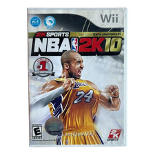 2K Sports NBA 2K10 (NBA 2K Series) Nintendo Wii w/ Case & Manual, E, NTSC-U/C