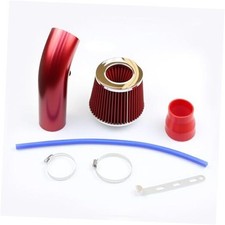 Cold Air Intake Pipe, 76mm 3 Inch Universal Performance Car Cold Air Intake RED