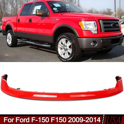 NEW #PQ Race Red Front Bumper Cover Face Bar For 2009 2010-2014 Ford F-150 F150